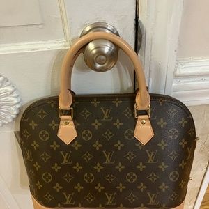 Louis Vuitton Brown Monogram Satchel
